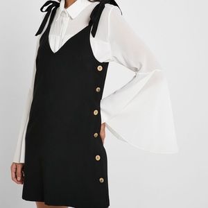 NWT Black top shop sun dress